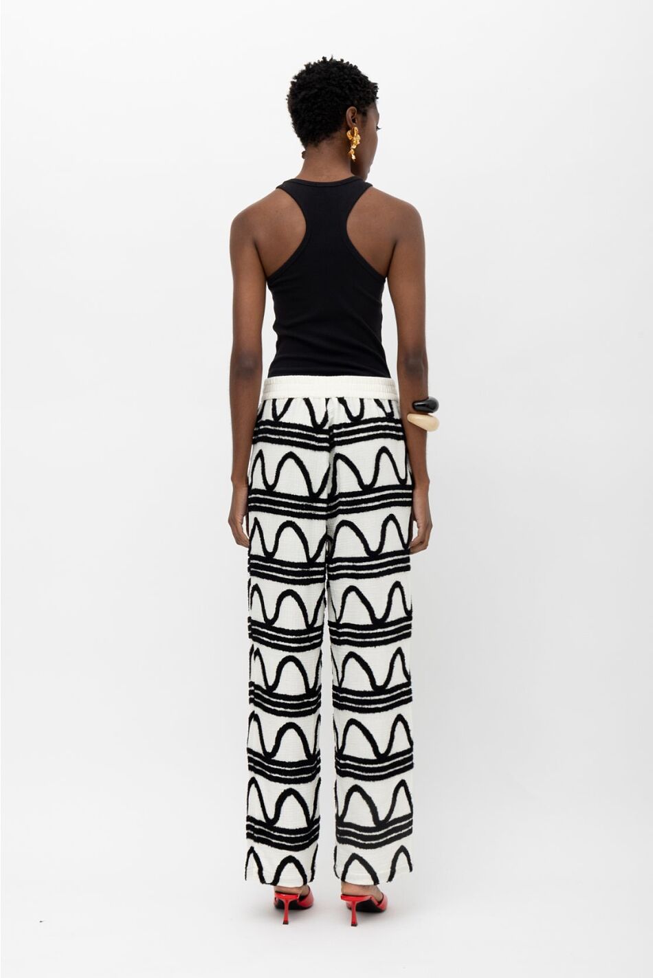 BAHARI B/W PANTS