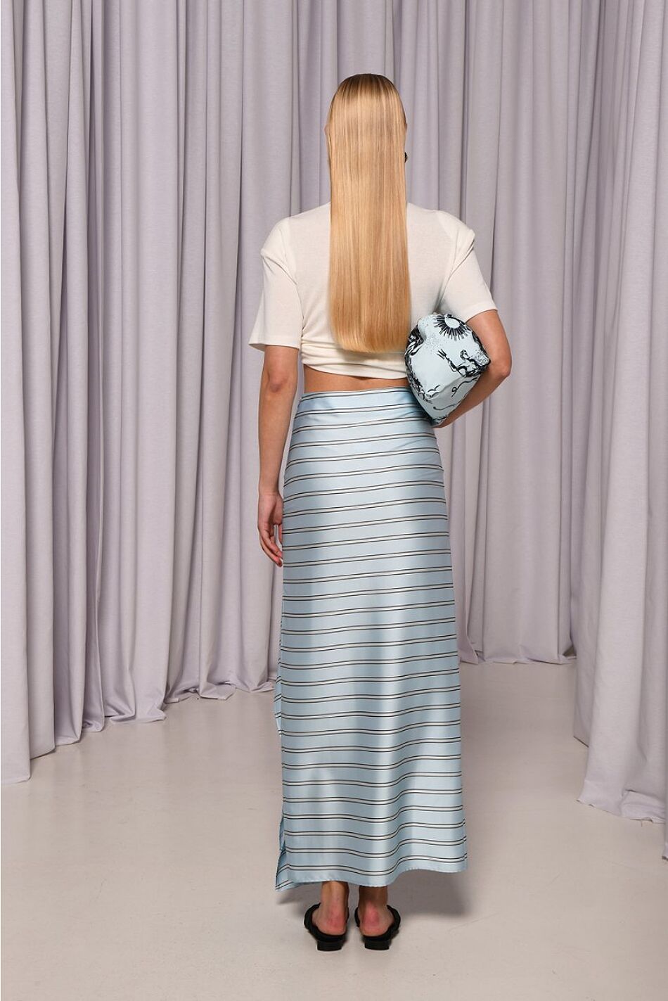 ALYA SATIN SKIRT