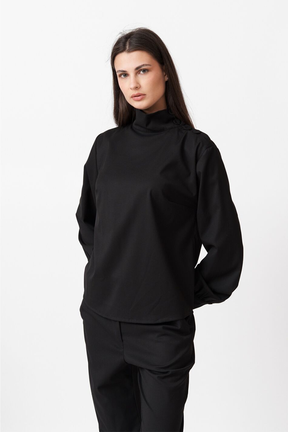 BUTTON SHIRT TOP