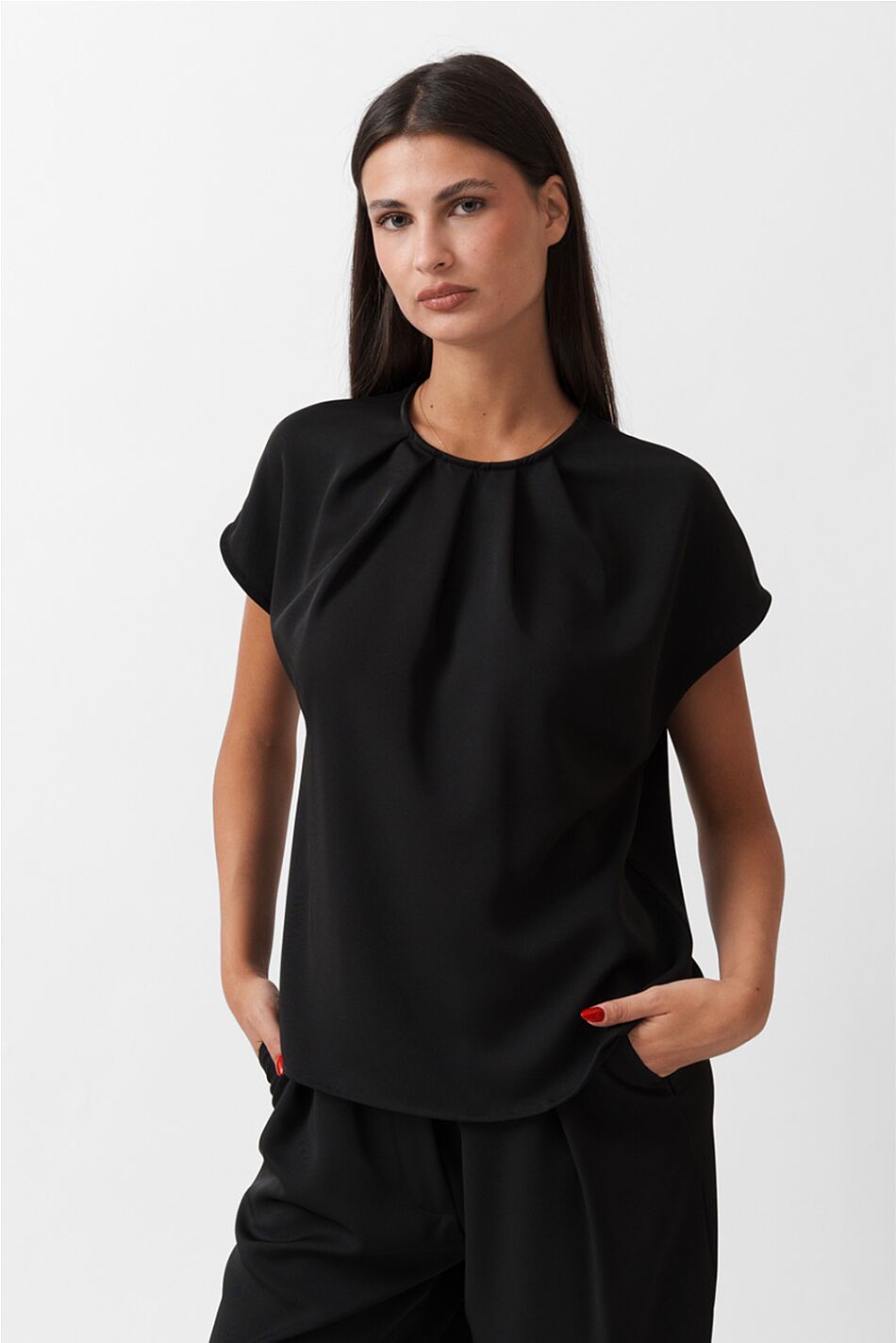 ELASTIC WAIST PANTS