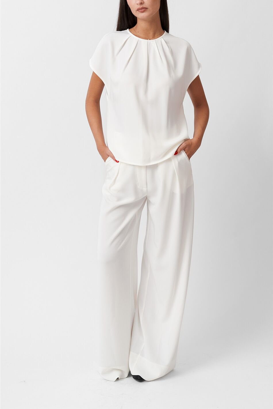 ELASTIC WAIST PANTS