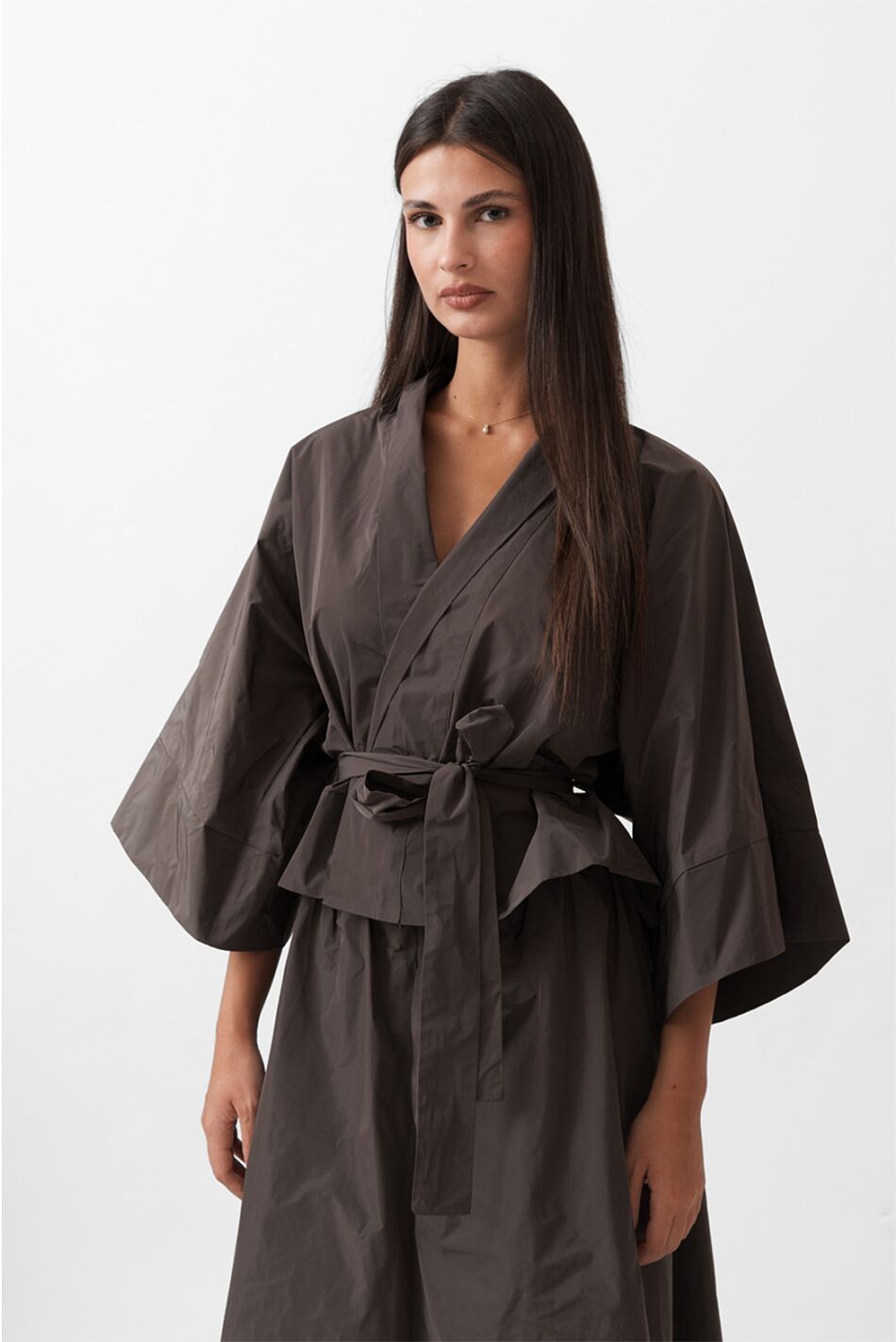 TAFFETA KIMONO
