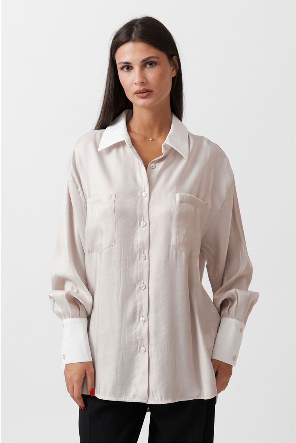 SATIN SHIRT