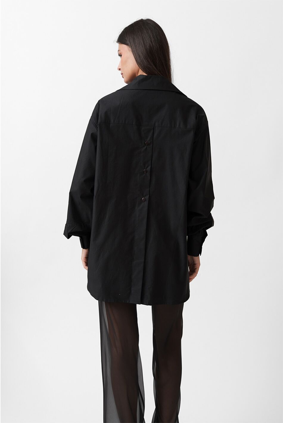 BUTTON BACK SHIRT