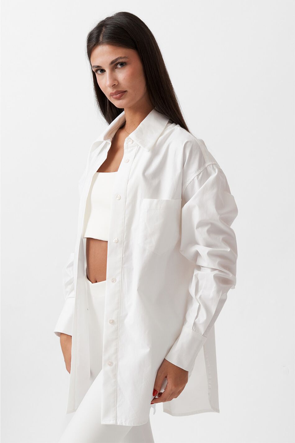 BUTTON BACK SHIRT
