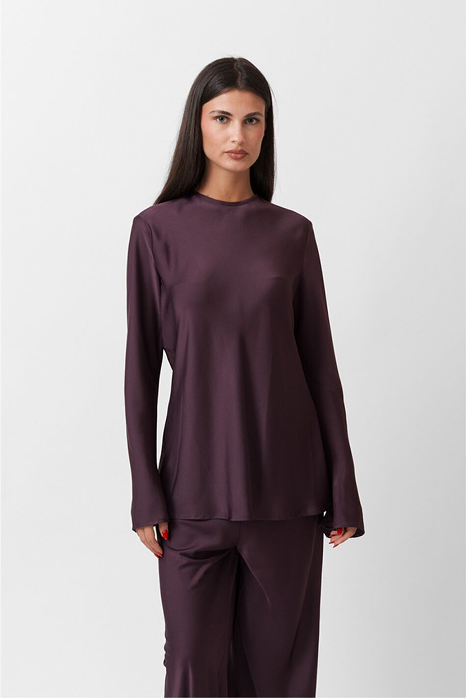 SATIN LONGSLEEVE TOP