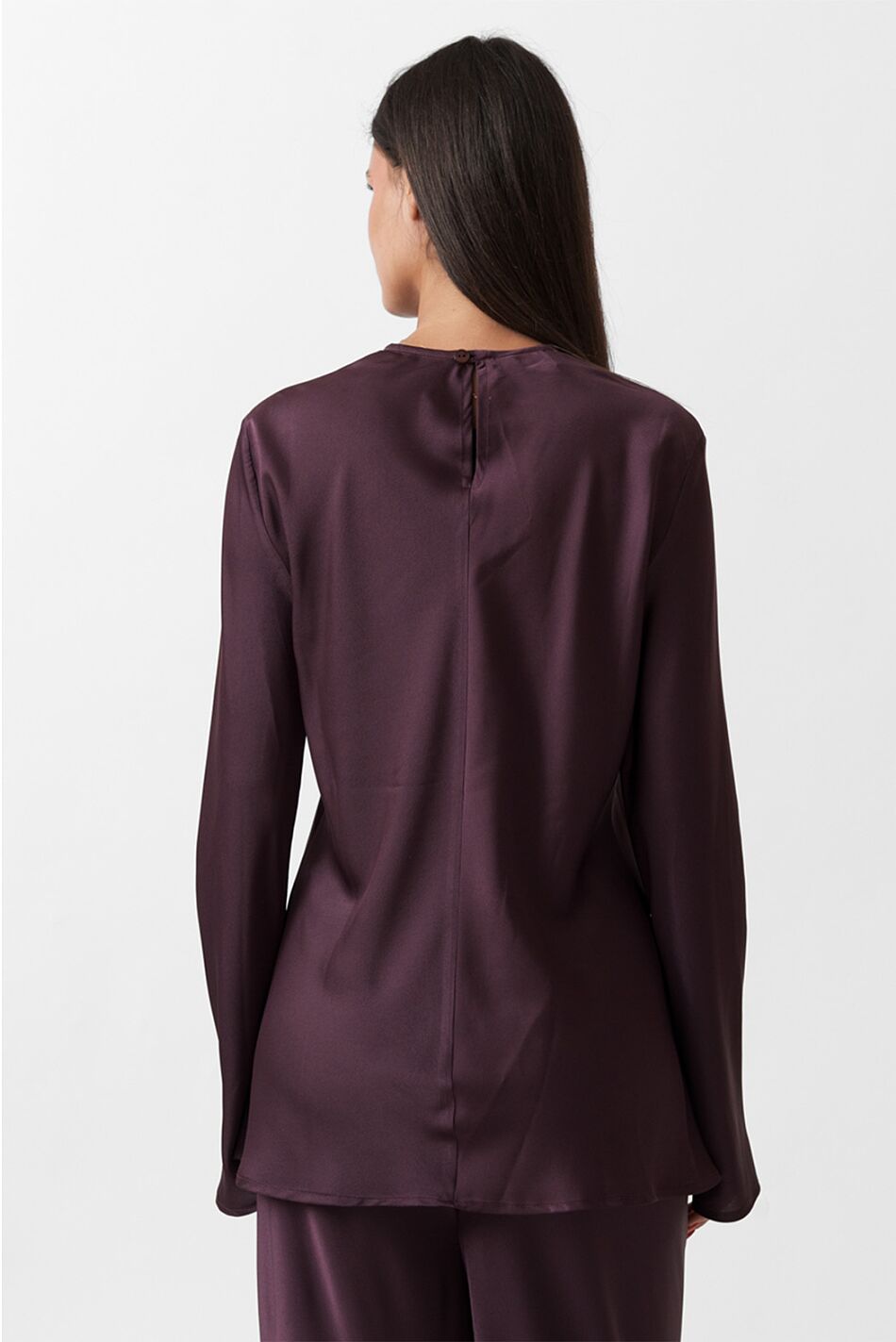 SATIN LONGSLEEVE TOP
