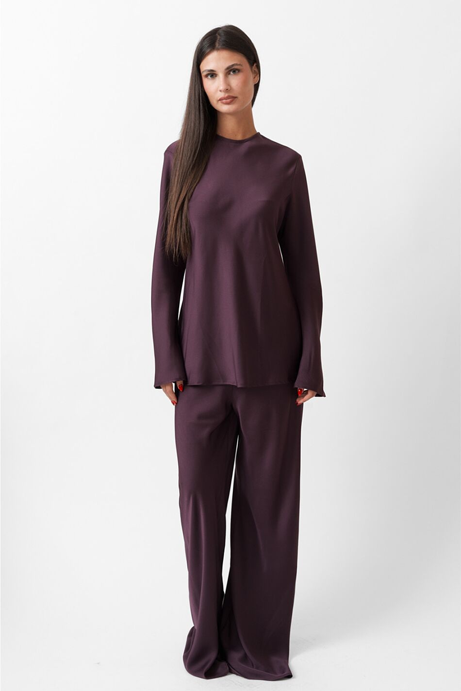 SATIN LONGSLEEVE TOP