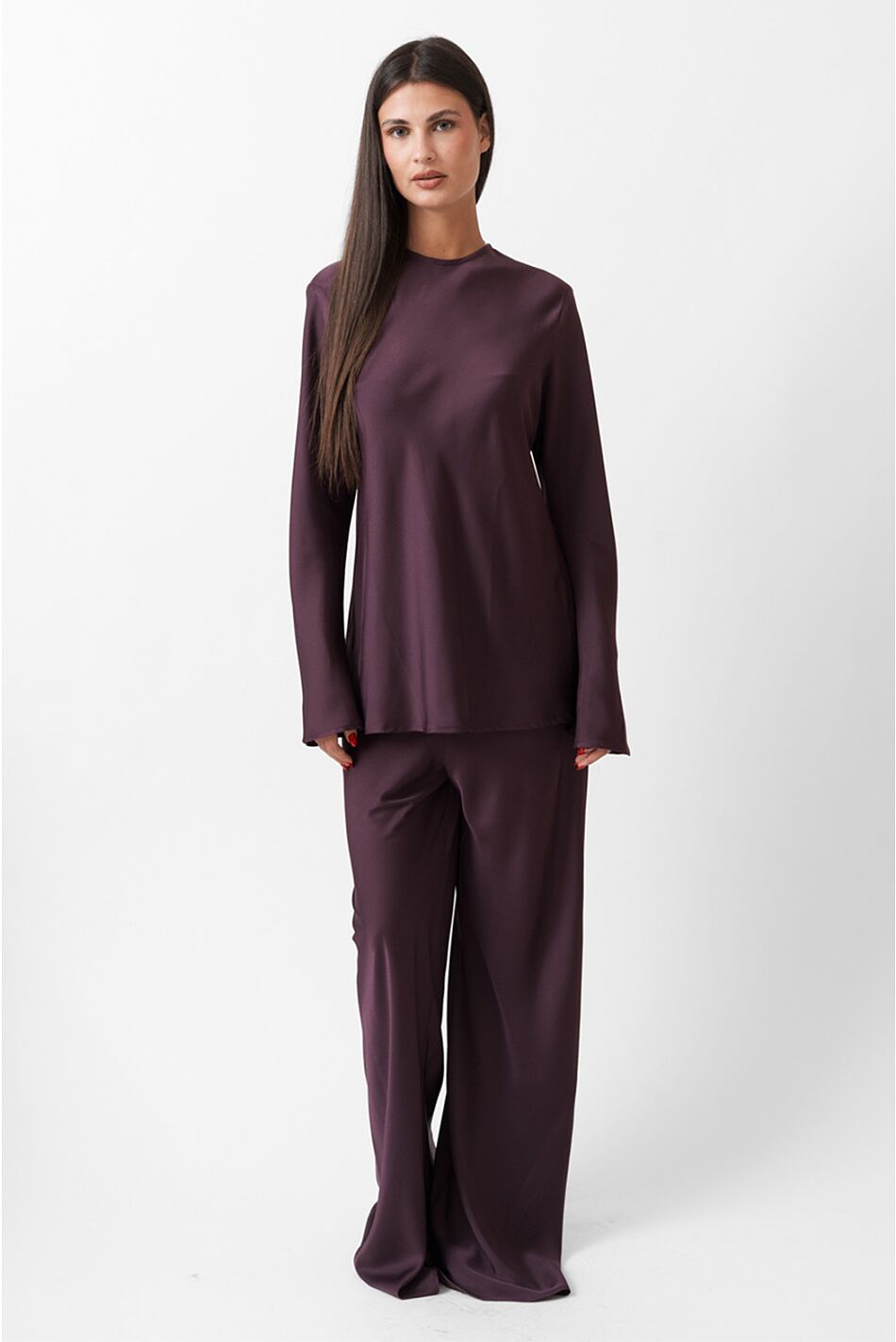 SATIN LONGSLEEVE TOP