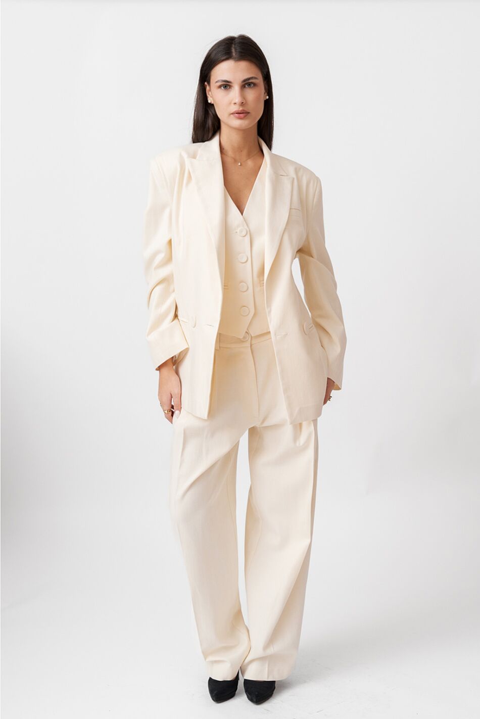 HERRINGBONE BLAZER