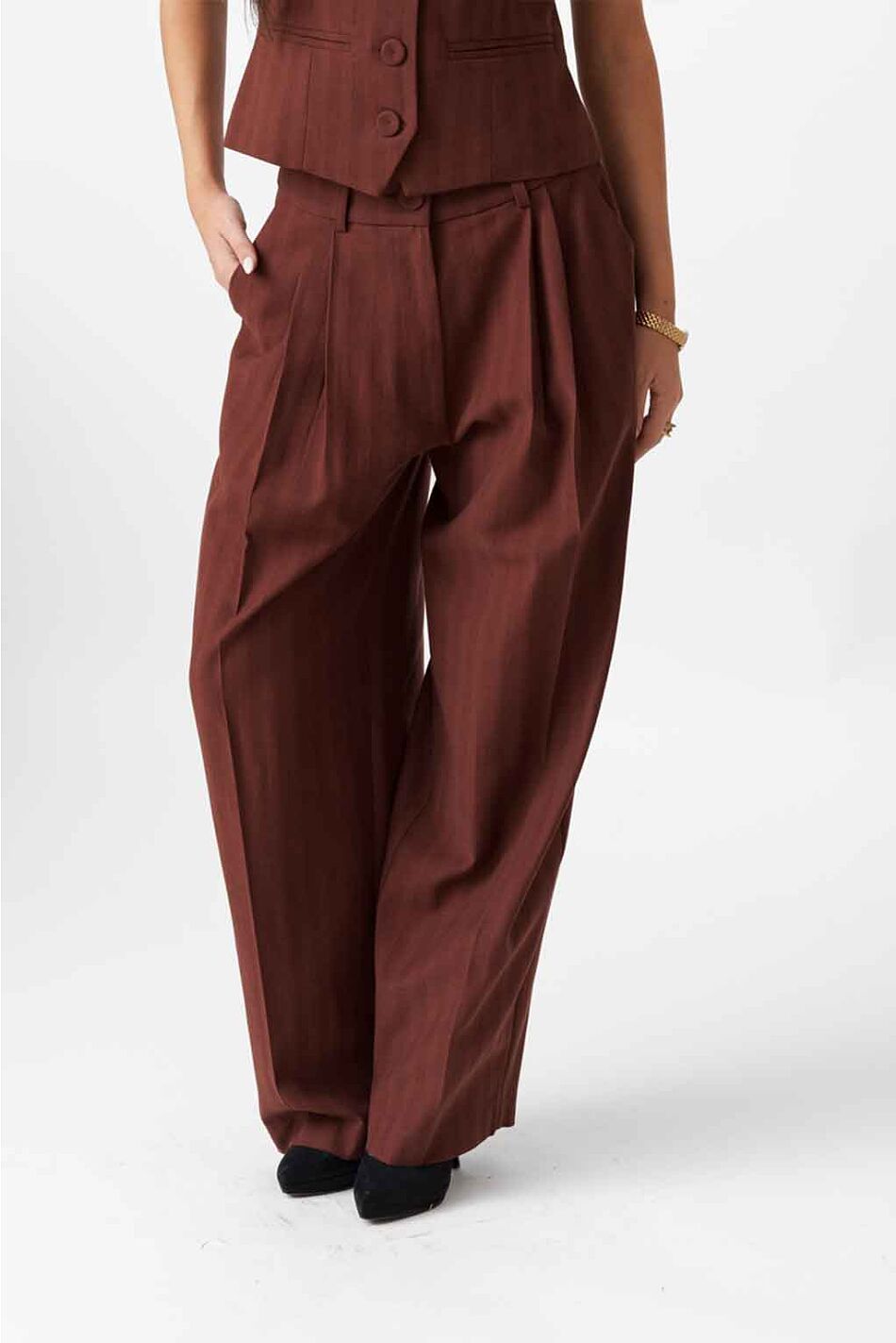 HERRINGBONE PANTS