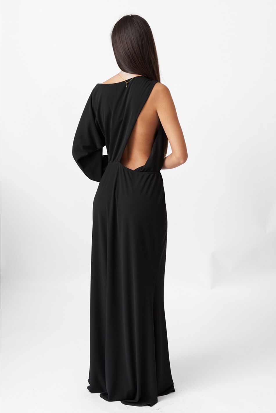 LONG ONESLEEVE DRESS