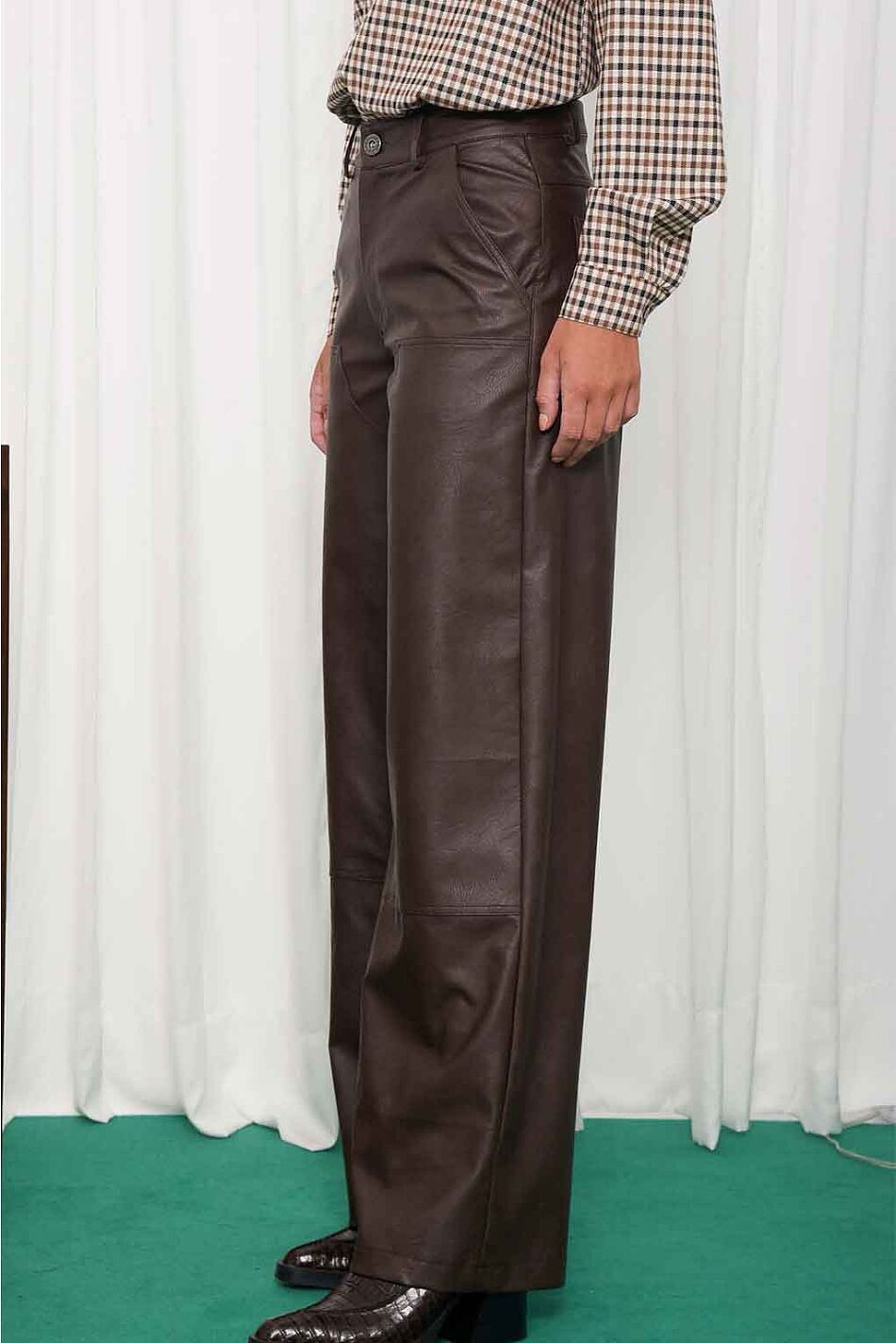 PURPOSE FAUX LEATHER PANTS