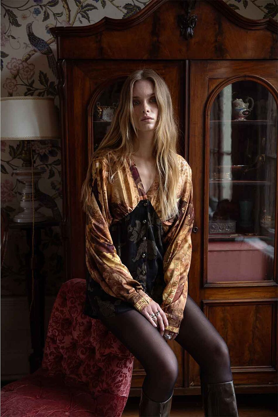 WOLF SHIRTDRESS