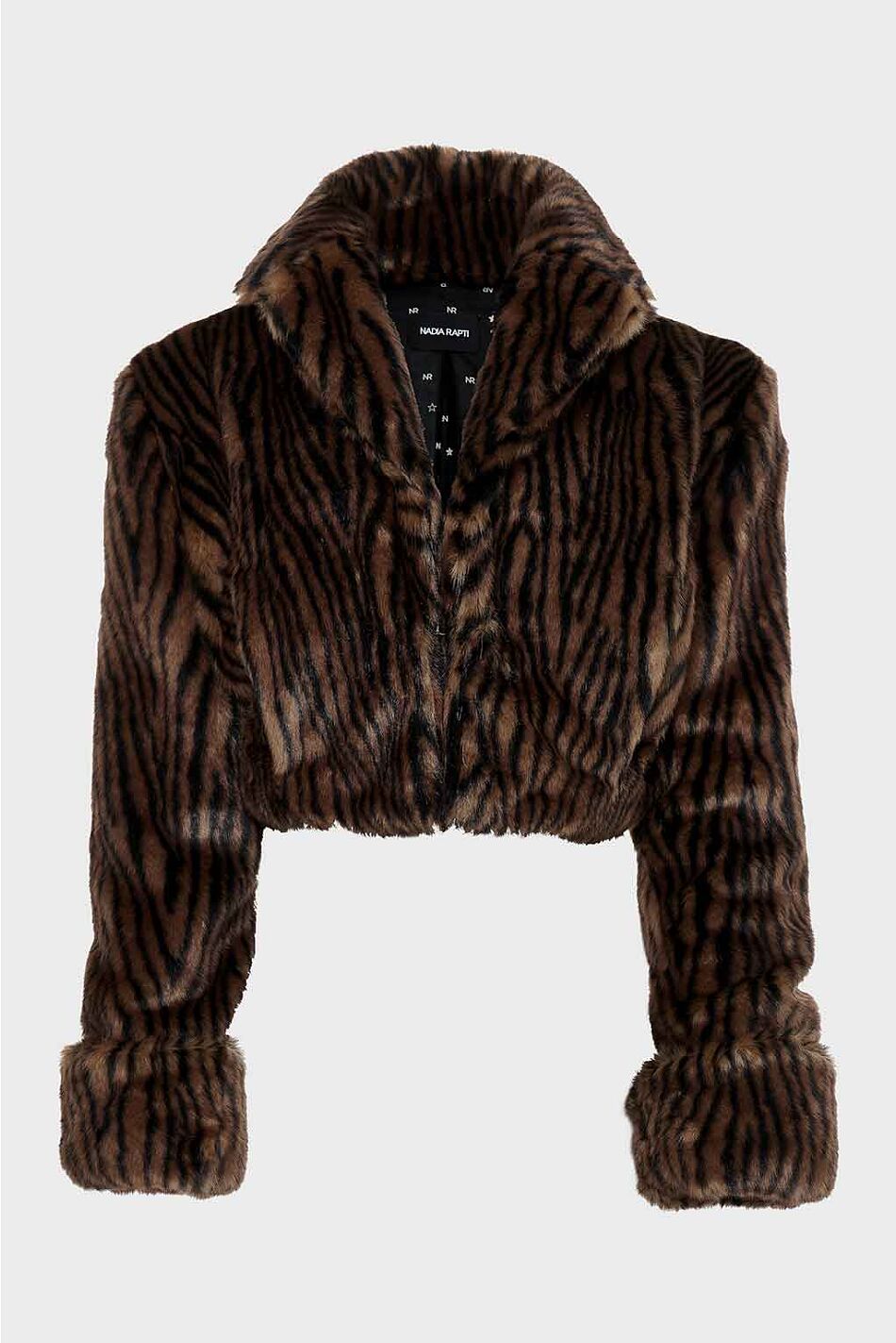 THROWBACK FUR CROPPED JACKET