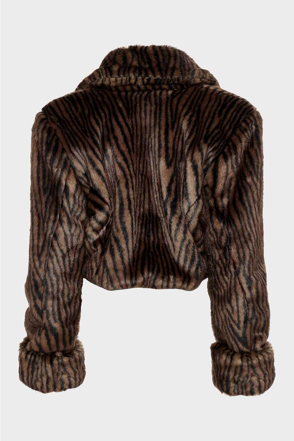THROWBACK FUR CROPPED JACKET