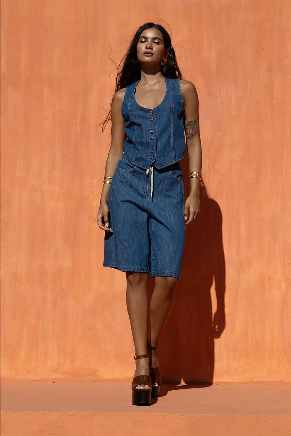 SERENE DENIM TOP