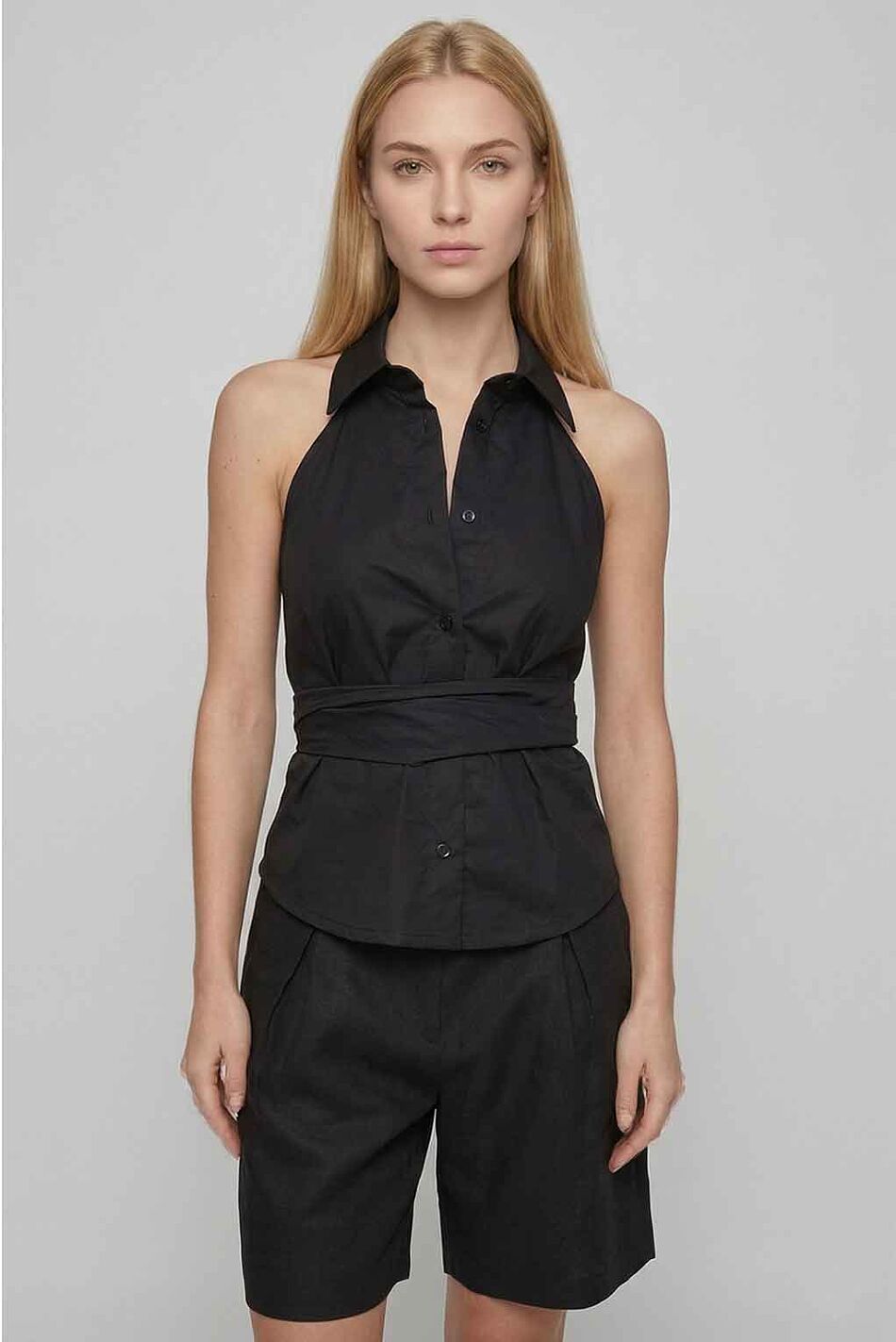 BACKLESS SHIRT TOP