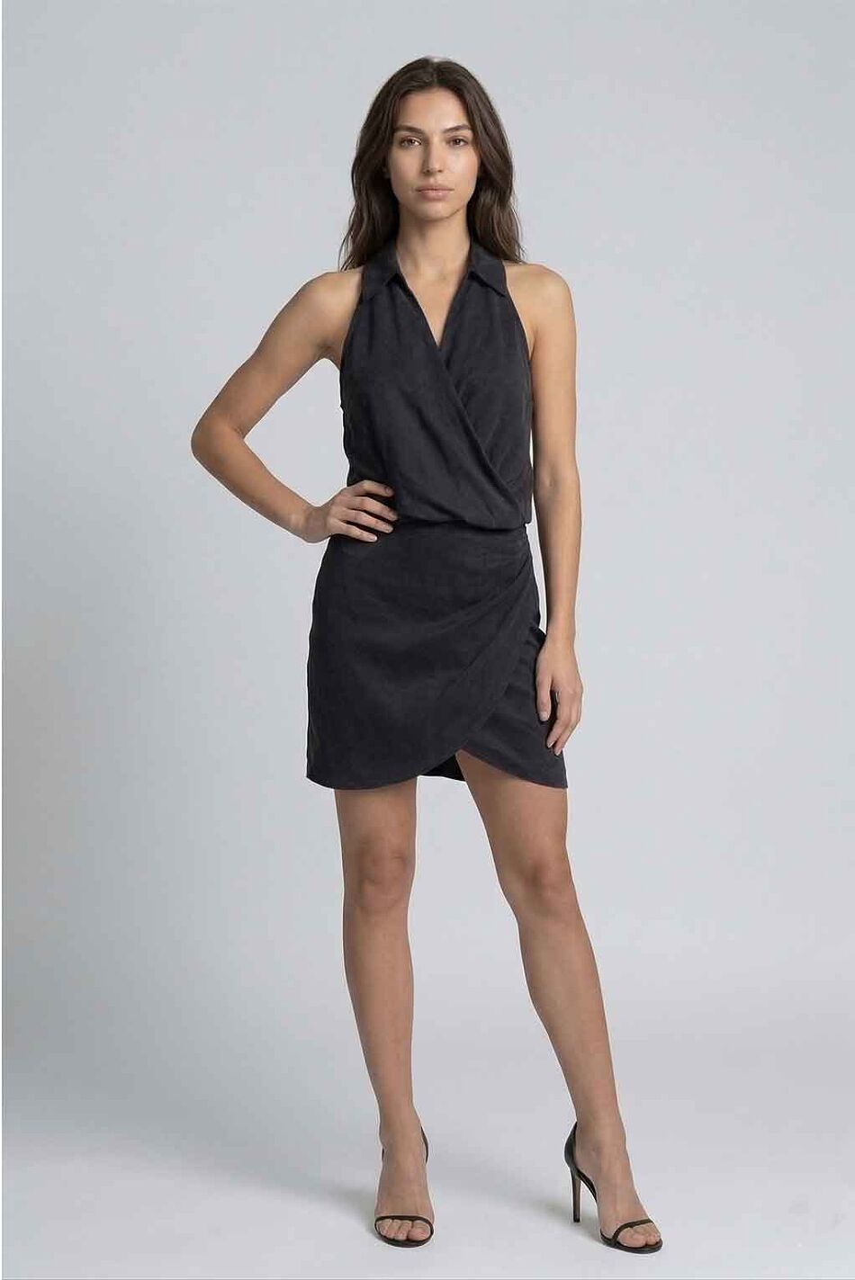 CROSSOVER SHORT DRESS