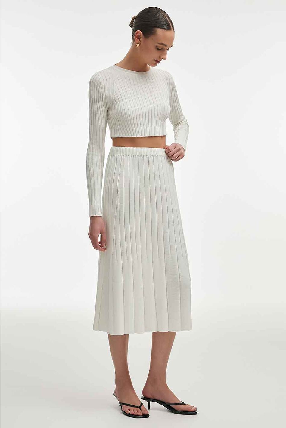 FEMME  KNITTED SKIRT