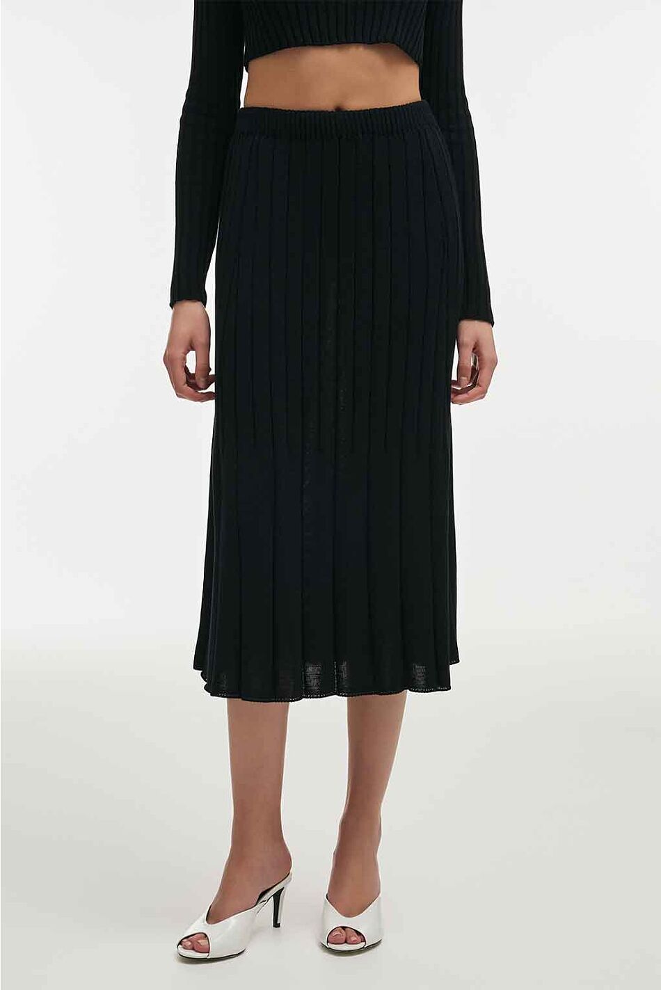 FEMME  KNITTED SKIRT