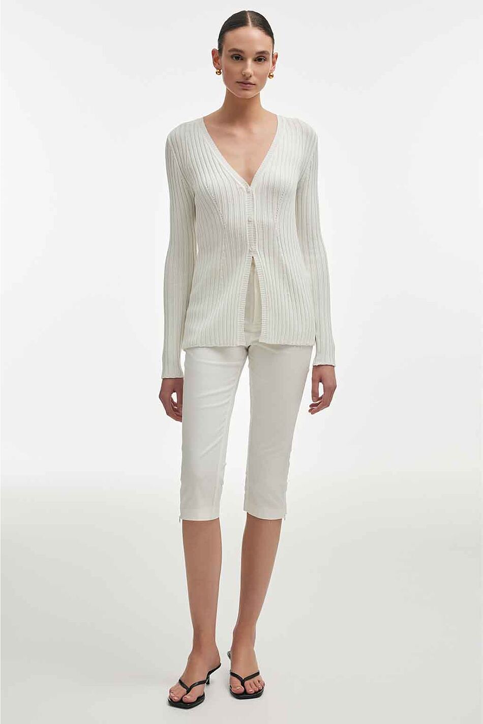 FEMME  KNITTED CARDIGAN