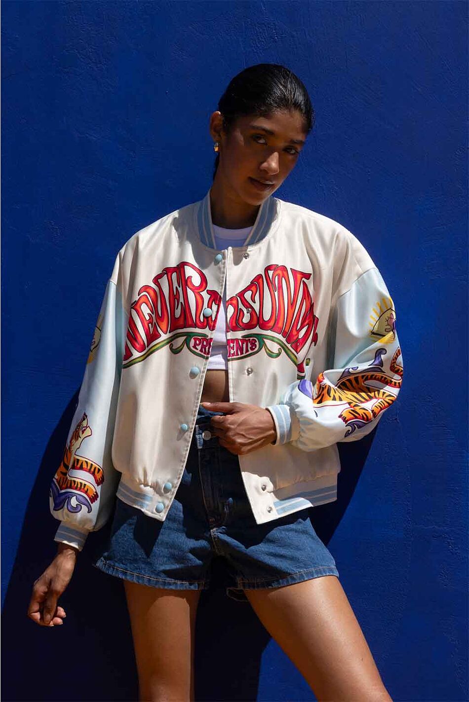 NEVER SUNDAY JACKET WHITE