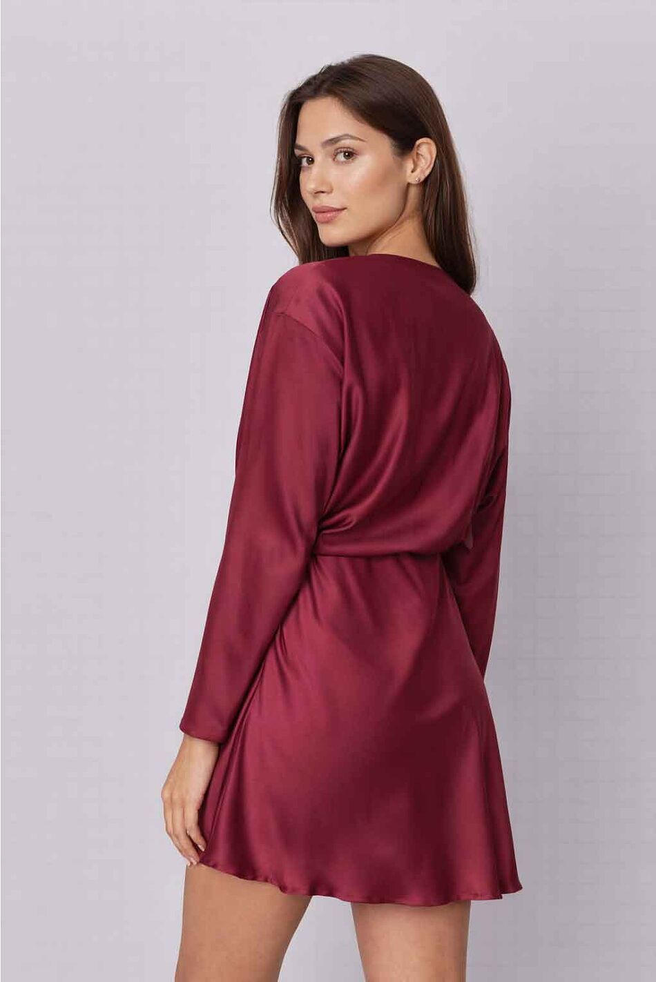 SILKY MINI SKIRT