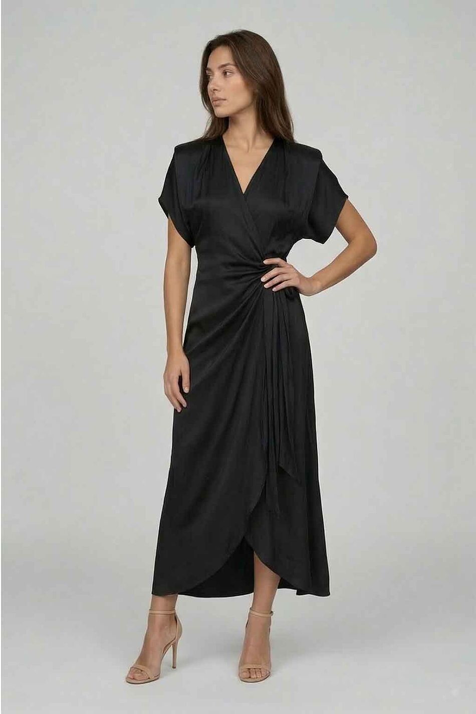 WRAPPED DRESS