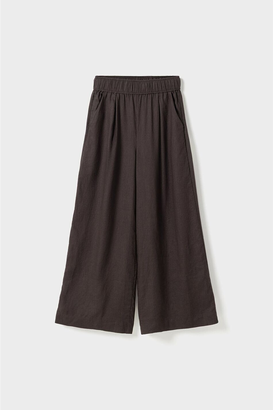 APRILIA LINEN TROUSERS COFFEE