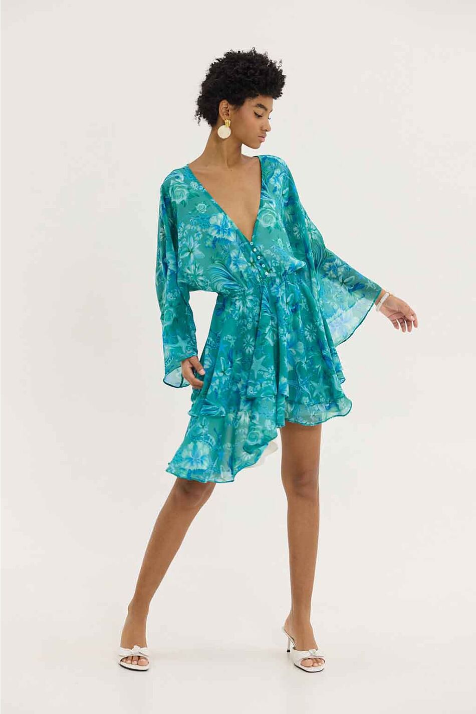 CELINE DRESS GREEN