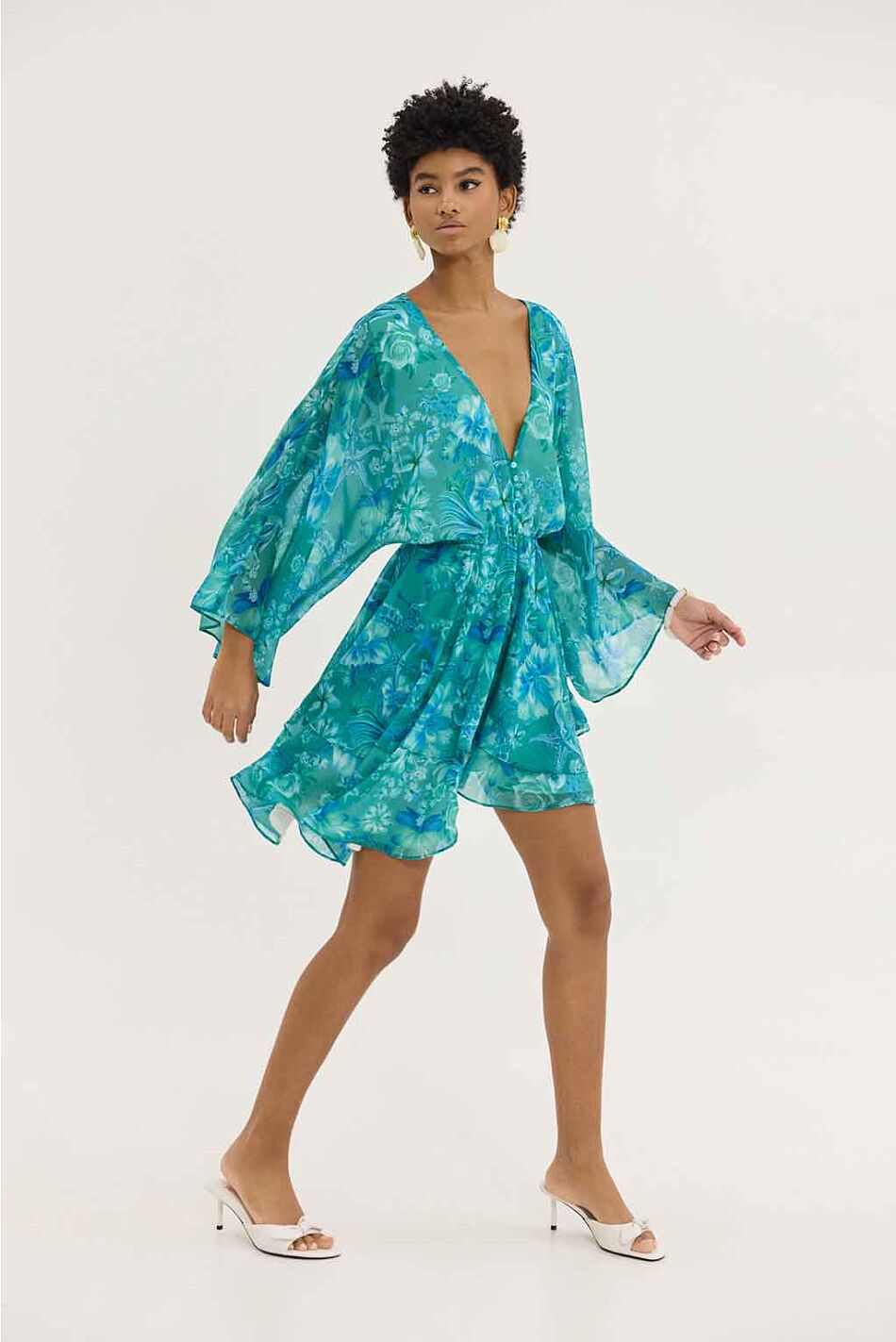 CELINE DRESS GREEN