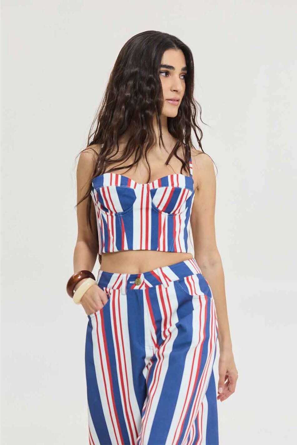CHARIS TOP NAUTICA STRIPES
