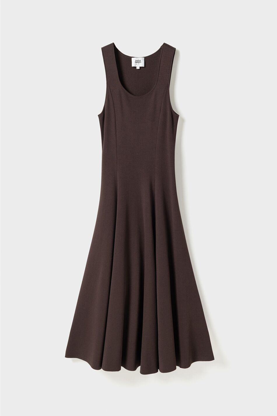 DEFNEN KNITTED DRESS COFFEE