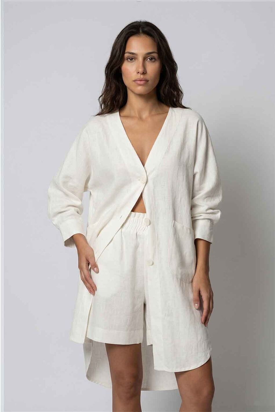 ELASTIC WAIST SHORTS