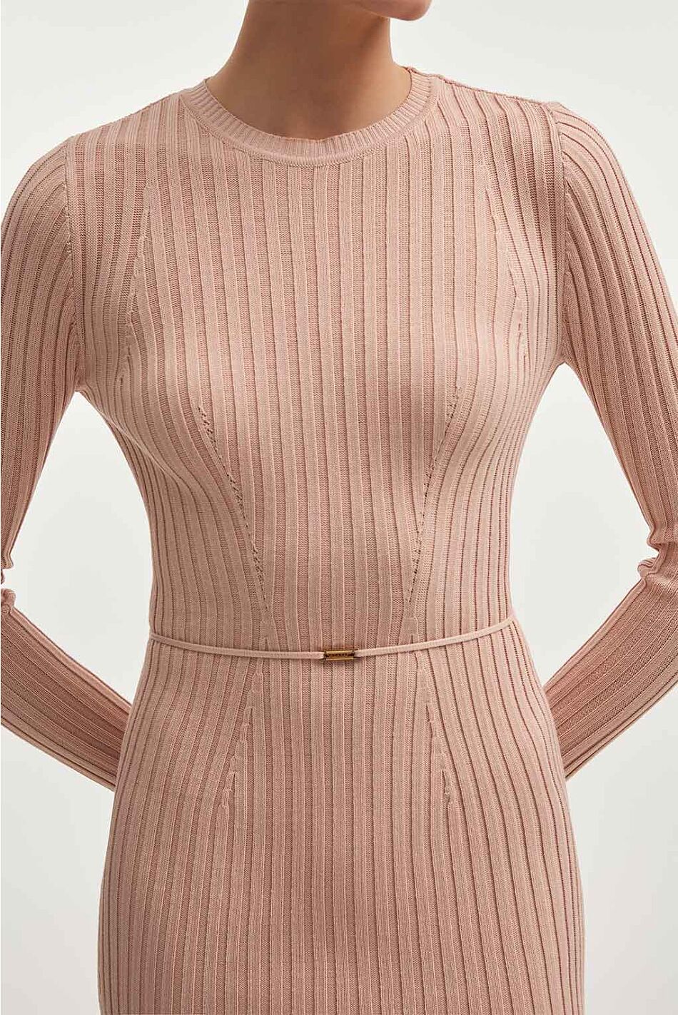 FEMME  KNITTED MINI DRESS