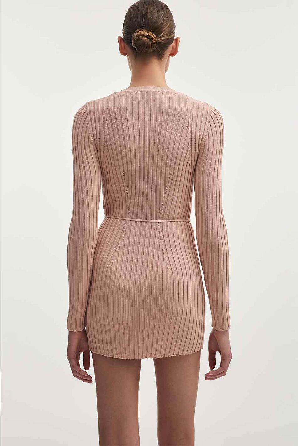 FEMME  KNITTED MINI DRESS