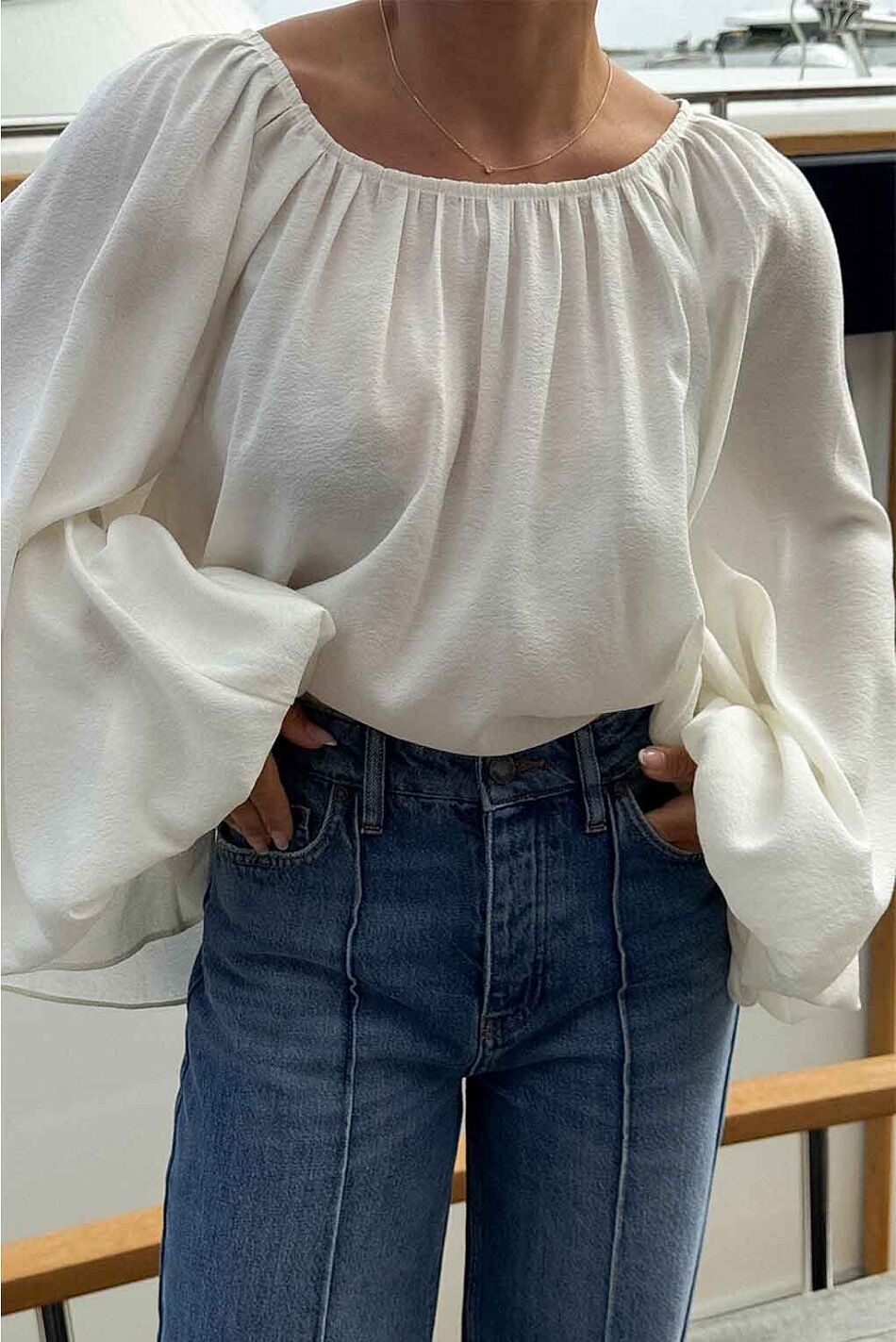 LAVA BLOUSE OFF WHITE