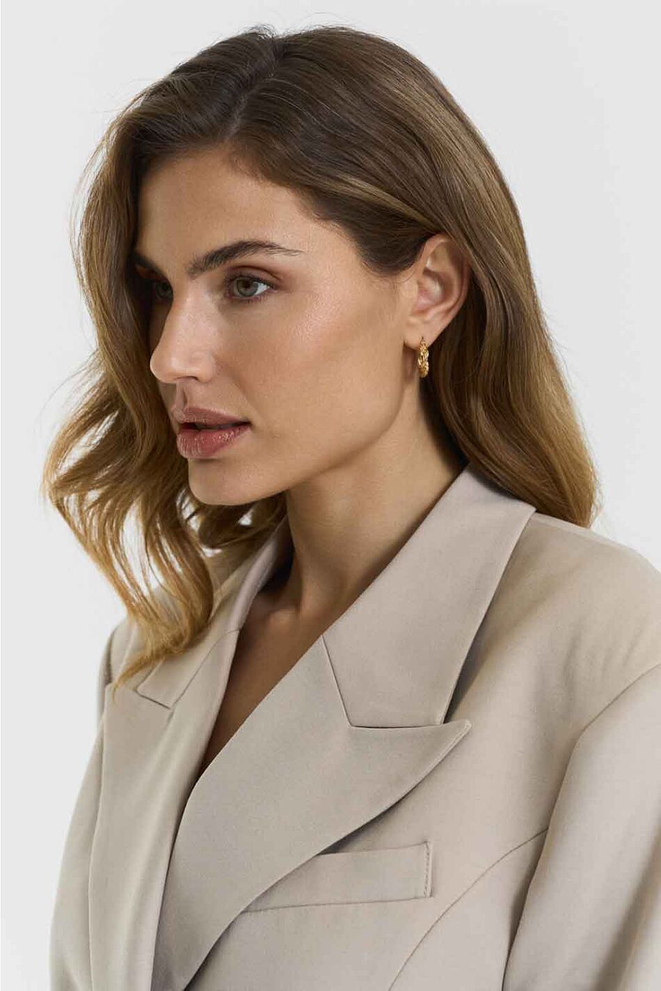 LINI HOOPS GOLD PLATED