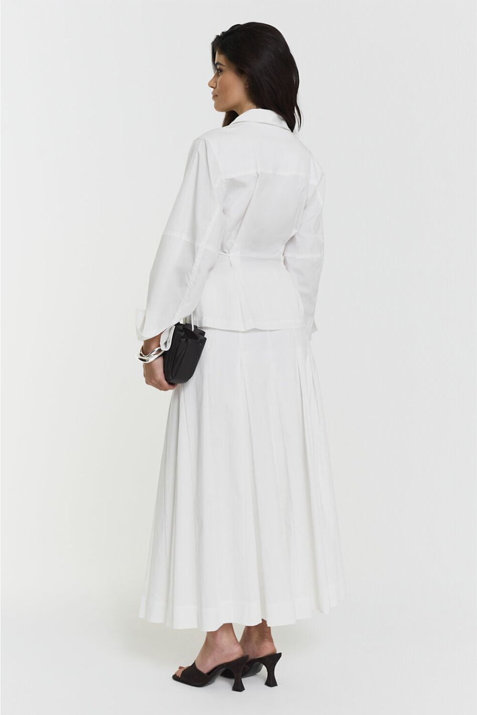 MELLA WRAP SHIRT WHITE
