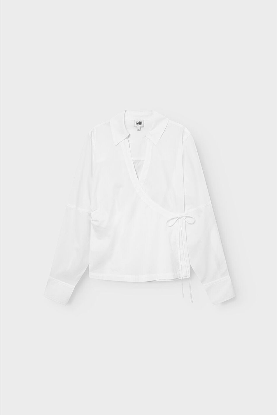 MELLA WRAP SHIRT WHITE