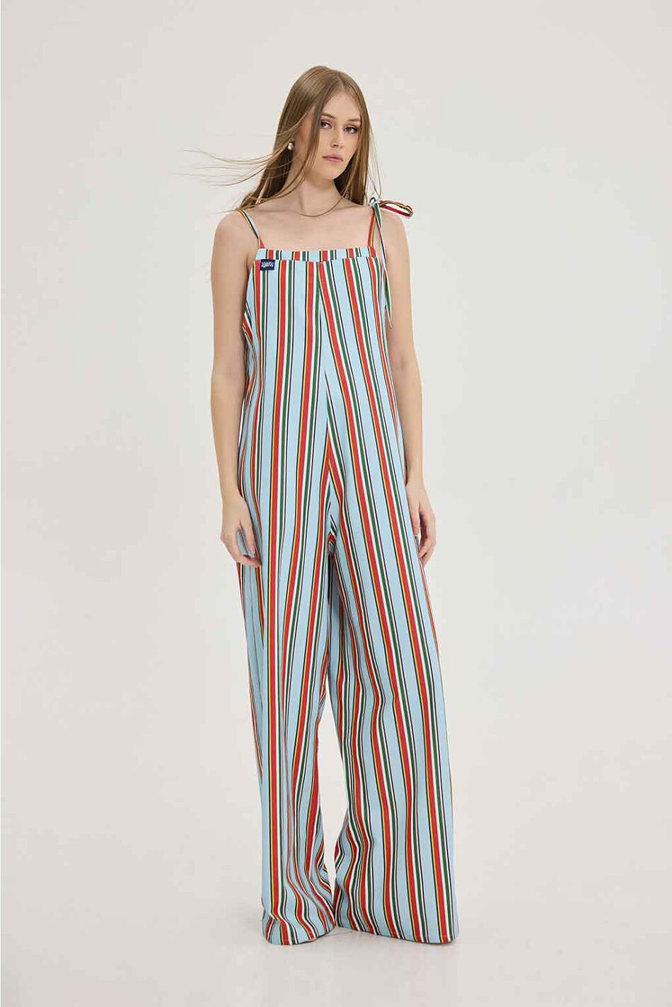 MICAELA JUMPSUIT LIGHT BLUE STRIPES