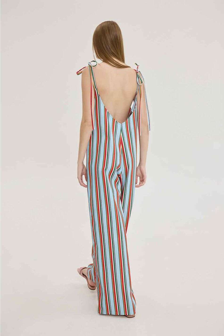 MICAELA JUMPSUIT LIGHT BLUE STRIPES