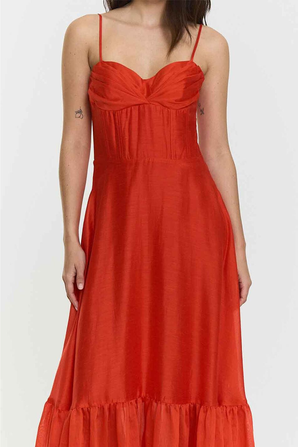 PENNIE DRESS POPPY RED