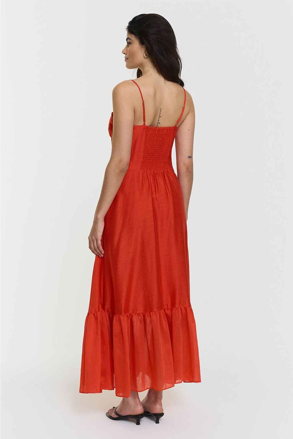 PENNIE DRESS POPPY RED