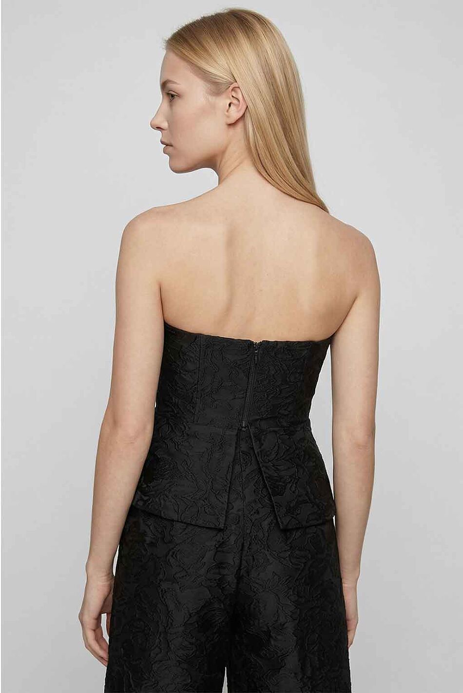 TEXTURED BUSTIER