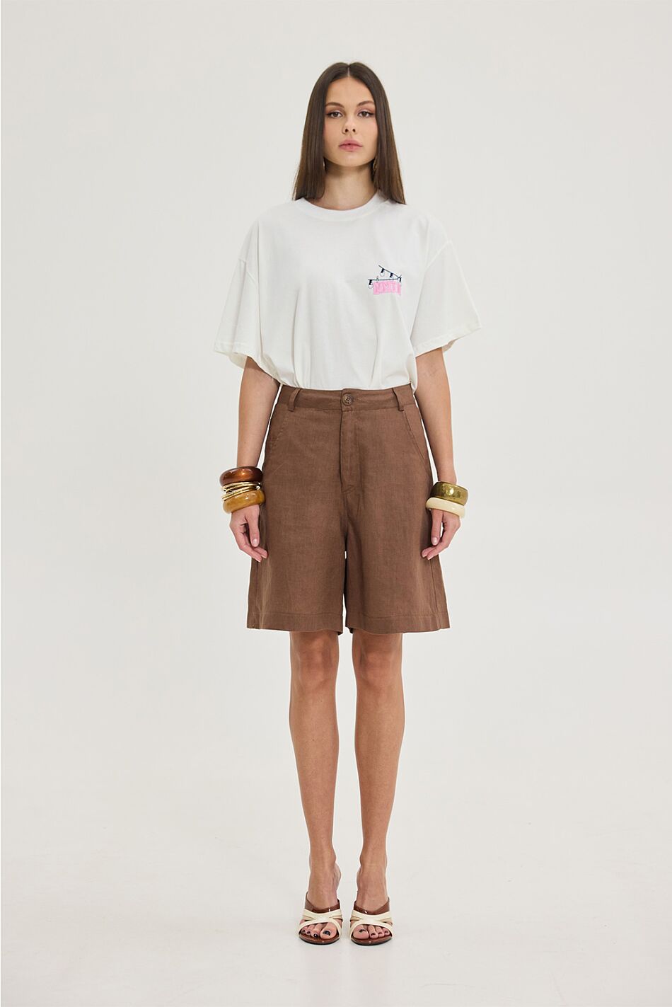 TOMMY SHORTS BROWN